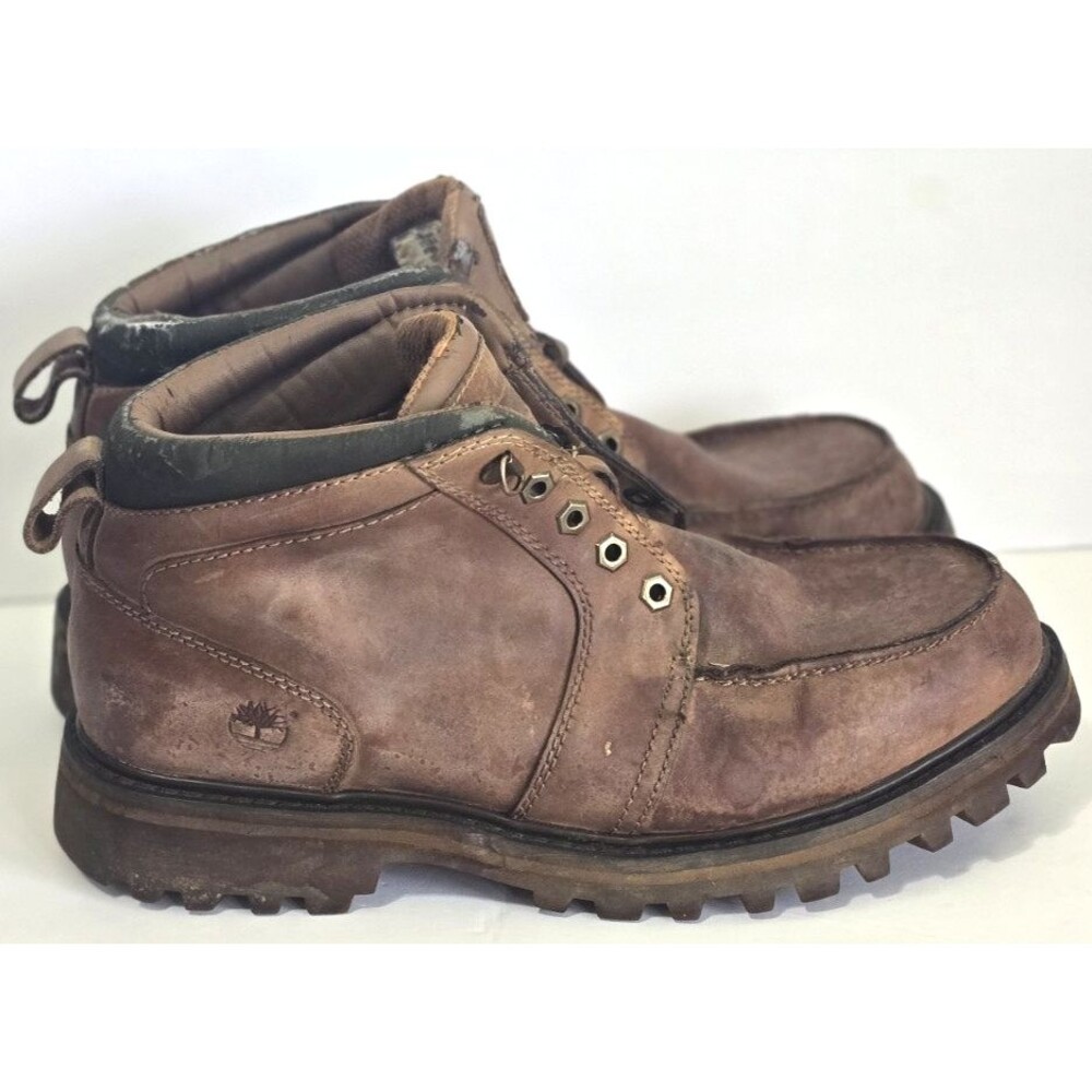 Timberland Arida Chukka Boots 87576 Men’s Size 11 Brown Leather Rugged Outdoor